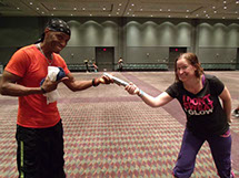 Pearl Howie with Walter Diaz Zumba Convention 2013