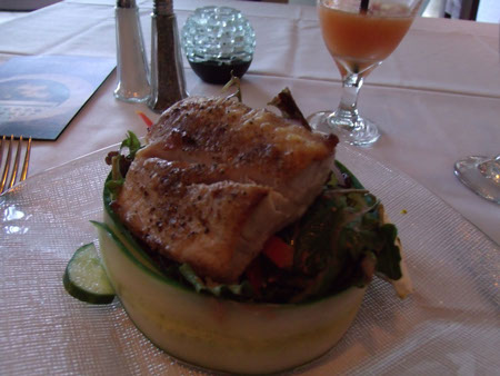 Delicious Mahi Mahi salad at The Wave Kitchen And Bar - Costa D'Este Vero Beach
